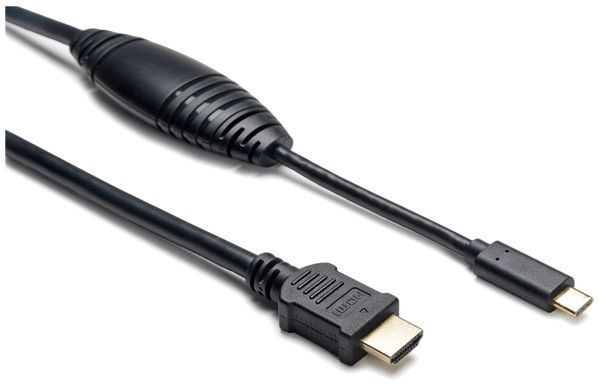 USB-C-HDMI-Kabel Ceconet 4K 600MHz 18Gb/s 2m schwarz