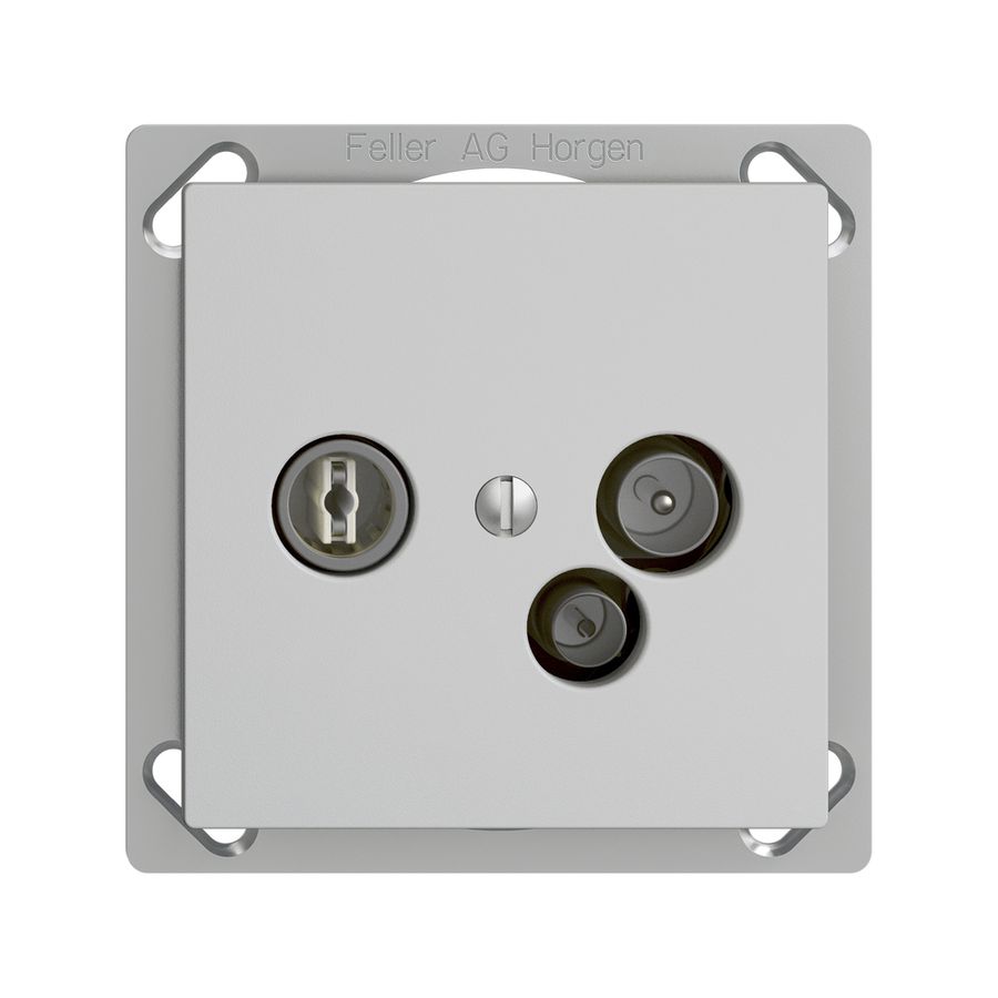 EB-Datendose TV-R DD23 5…65MHz EDIZIOdue hellgrau