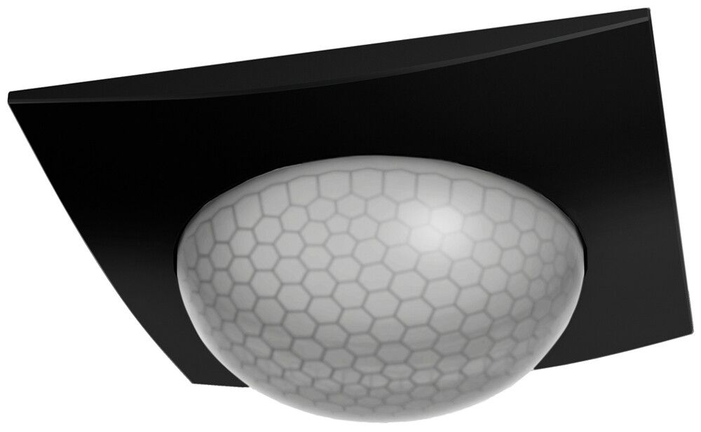 Détecteur de présence KNX ENC MDT SCN-P360K406.03 4-can 360° noir mat