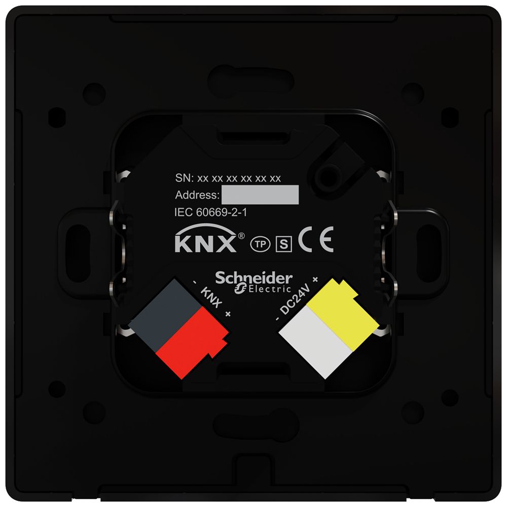 Touchpanel SpaceLogic KNX 4" Farbe Touchfunktion USB schwarz