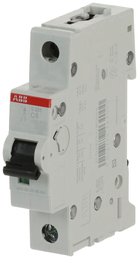 Leitungsschutzschalter ABB S201-C6 6A C 6kA