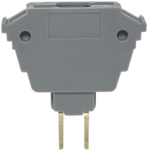 Diodenstecker Woertz grau Diode nach unten