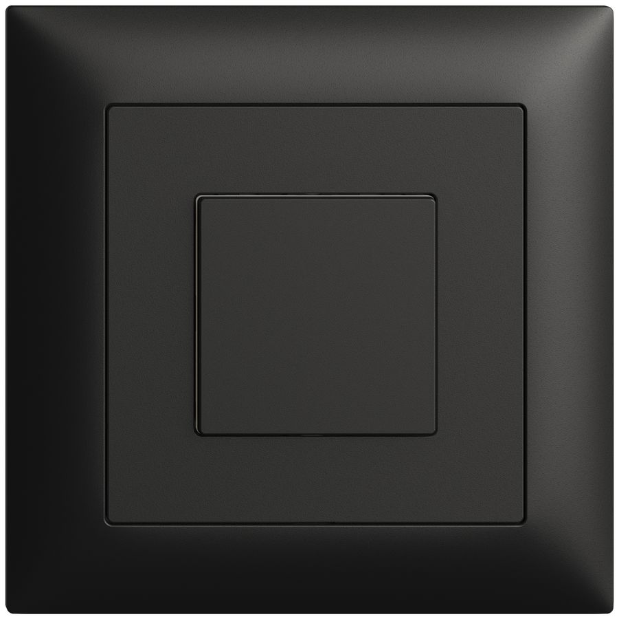 UP-Druckschalter 1K/1T WLAN Edue Wiser schwarz