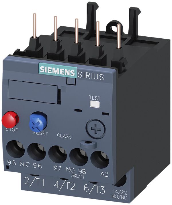 Salvamotore Siemens SIRIUS 3RU2 S00 CLASS 10 5.5…8A a vite