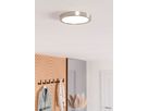 LED-Deckenleuchte Eglo FUEVA 14W 0…1400lm 2700…6500K IP44 DIM Ø211×25mm Nickel