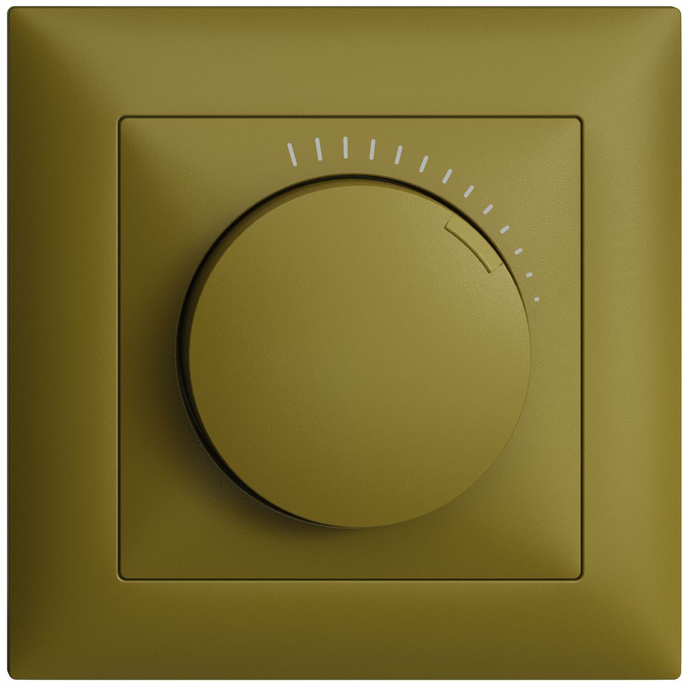 UP-Drehzahlsteller EDUE 230VAC, 1-phasig, 20…400VA, 88×88mm, olive
