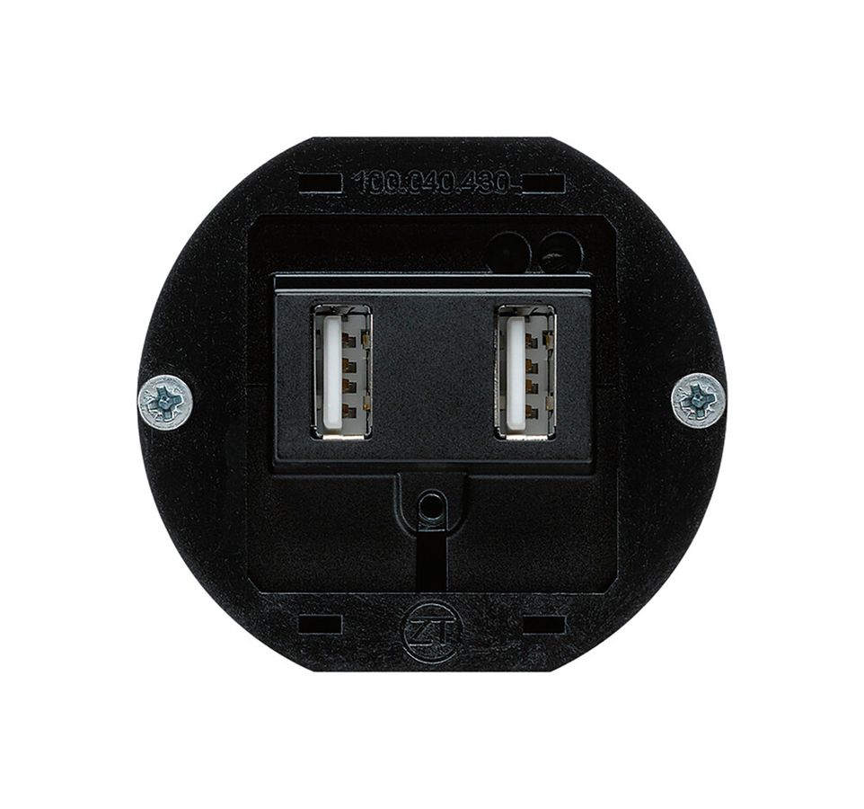 Einsatz zu USB-Ladesteckdose Hager Bauart E 240V 2400mA Typ A