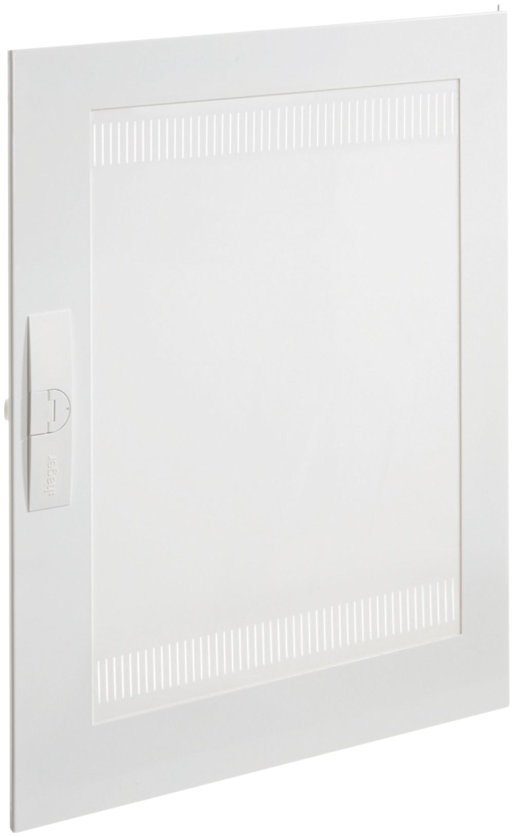 Tür rechts geschlitzt Hager univers 519×769×12mm IP30 weiss