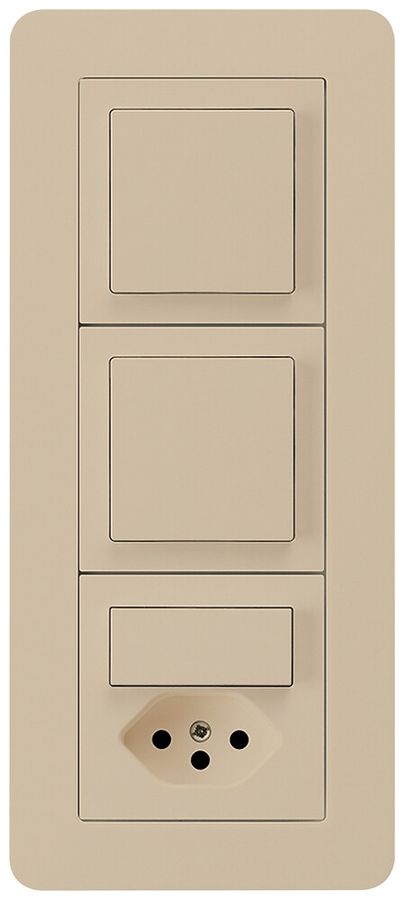 UP-Kombination kallysto.trend Gr.I-I-I vertikal 2×Schalter S3+S3/Typ 13 beige