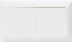 UP-Kombination Edue 1x2, 2x Blind o. Schraube ws