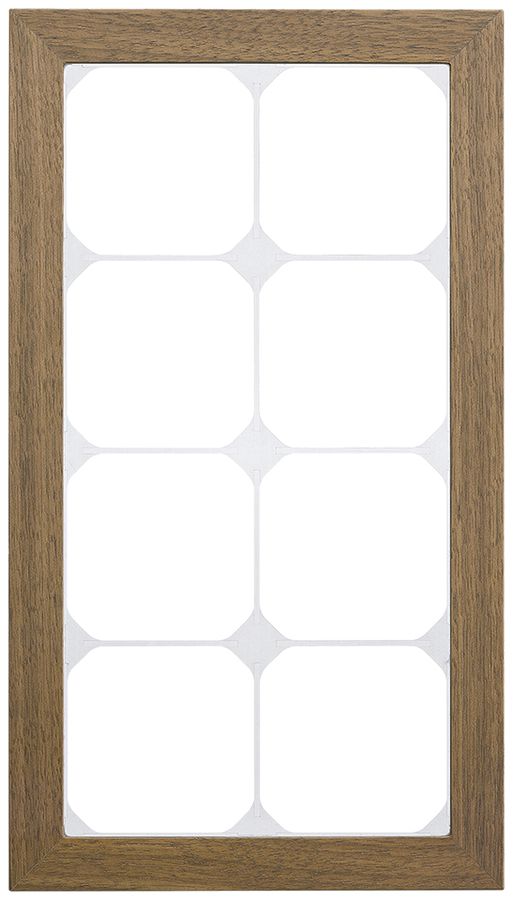 Abdeckrahmen KAL.art 4×2 274×154mm Nussbaum