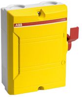 AP-Anlageschalter ABB 4-polig 25 A 400V gelb/rot