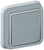 UP-Leuchtwipptaster PLEXO grau NO/1L Orientierung