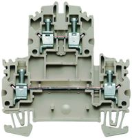 Borne multi-étage Weidmüller WDK N connexion à vis 4mm² 2 étages beige