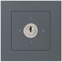 Interruttore rotativo INC kallysto.pro 3/1L antracite con serratura Kaba 8