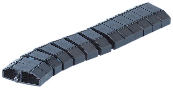 Canale di cavo R&M flessibile 1m, grigio scuro