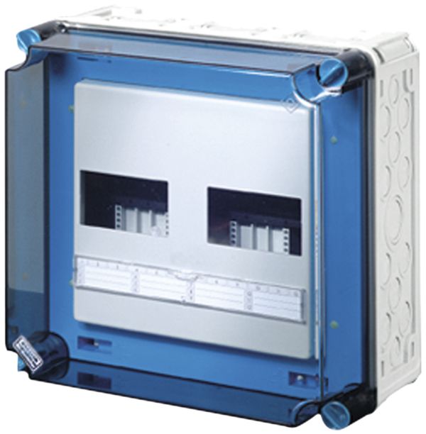 Gehäuse Hensel Mi, mit 2×3P Adapter f.Hauptleitungsschutzschalter 250A, 5P