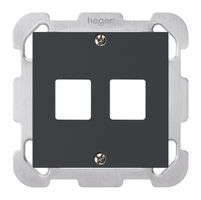 UP-Frontset HMS kallysto B für 2 Module schwarz