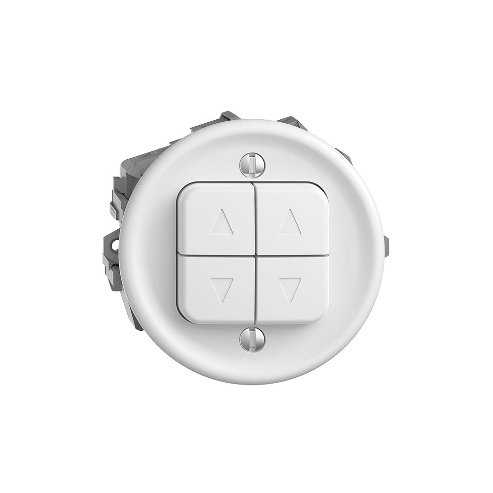 UP-Storentaster STANDARDdue Q weiss 2-Kanäle