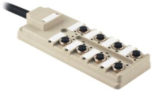 Verteiler Weidmüller SAI-8-F 5M 0.5/1.0U Fixkabelversion 8 Buchsen 5L M12 5m