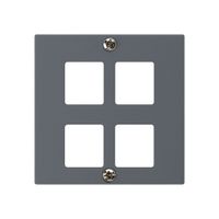 Placca frontale HMS kallysto per 4 moduli antracite