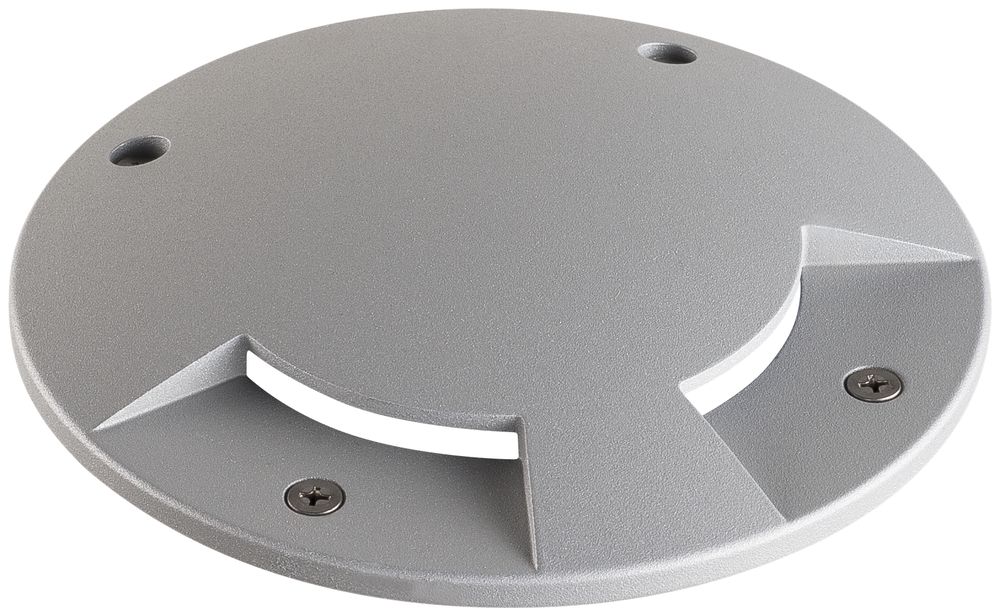 Couvercle SLV BIG PLOT aluminium, gris argent, IP67, 0.5t, 2 ouvertures