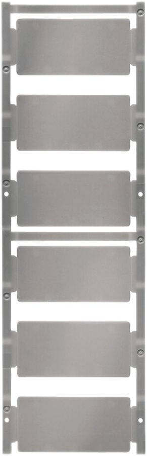 Marcatore per apparecchi Weidmüller MultiCard CC 30×60mm PA66 argento