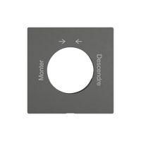 Kit di montaggio EDIZIO.liv SNAPFIX® pulsante girev.chi.Monter → ← Descendre grs