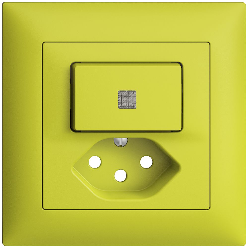 Kit frontal ENC EDIZIOdue lemon 88×88mm T13, lentille,