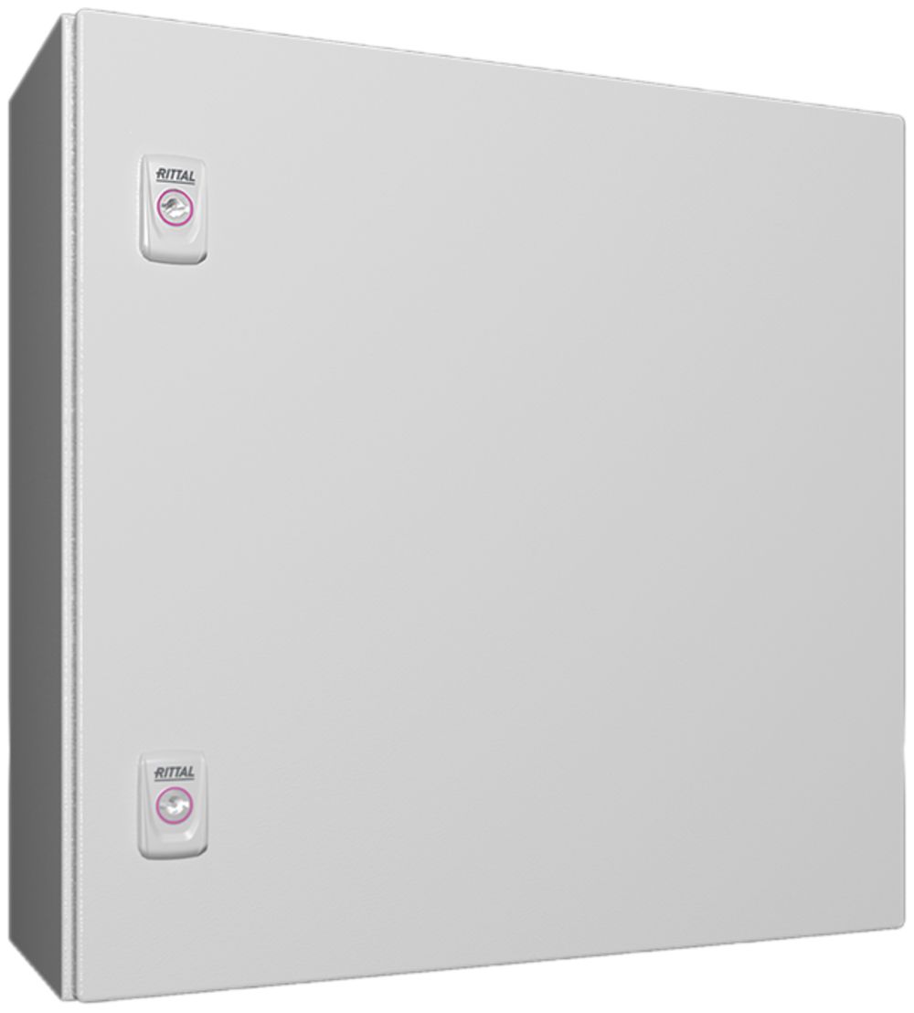 Armoire compacte Rittal AX, 1 porte, IP66, 500×500×210mm, tôle d'acier