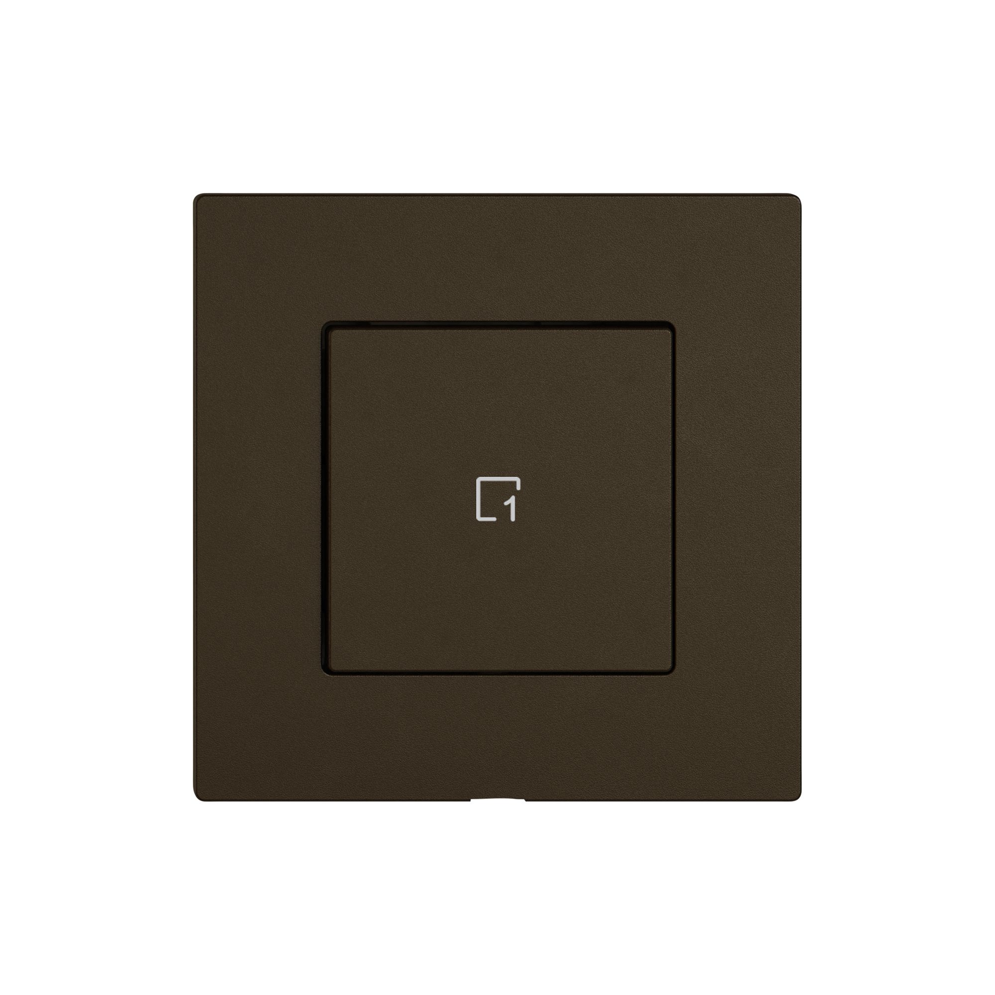 Commande pour poussoir scènes EDIZIO.liv Wiser SNAPFIX® 1 scène WLAN 1T br