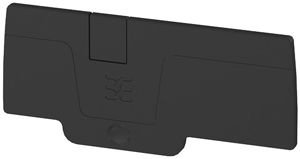 Piastra terminale WM AEP 3C 4 BK 71.9×2.1mm nero