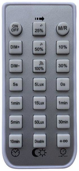 Telecomando Z-Licht per HF FlachLED infrarosso 85×40×10mm