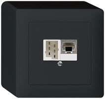 AP-Dose kallysto 1×RJ45s+1×TT83 schwarz