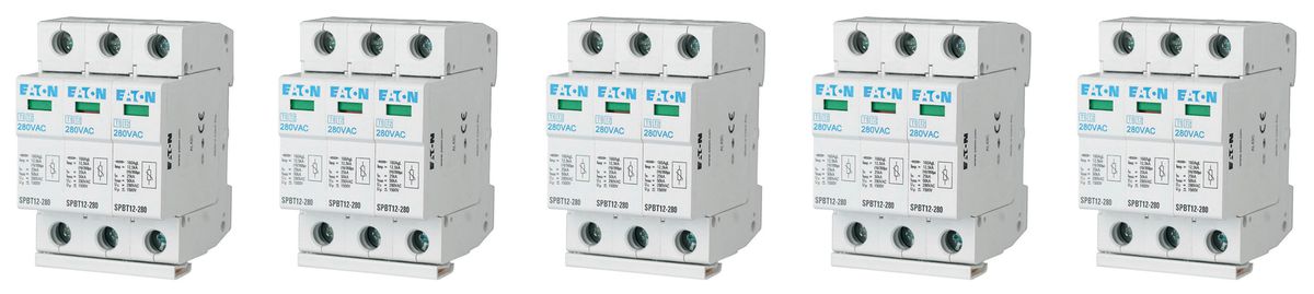 Kombiableiter-Einsatz Eaton SPBT12-280/3 3P 12.5kA 280VAC 3TE 5Stk