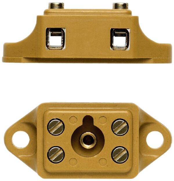 Klemmenleiste Weidmüller MK O.DE Schraubanschluss 2.5mm² 24A 2L 18mm gelb