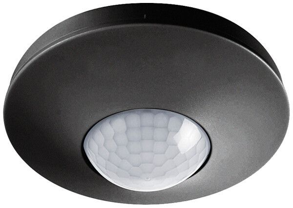 Détecteur de présence ENC KNX ESYLUX PD-C 360i/8 UP BK, noir
