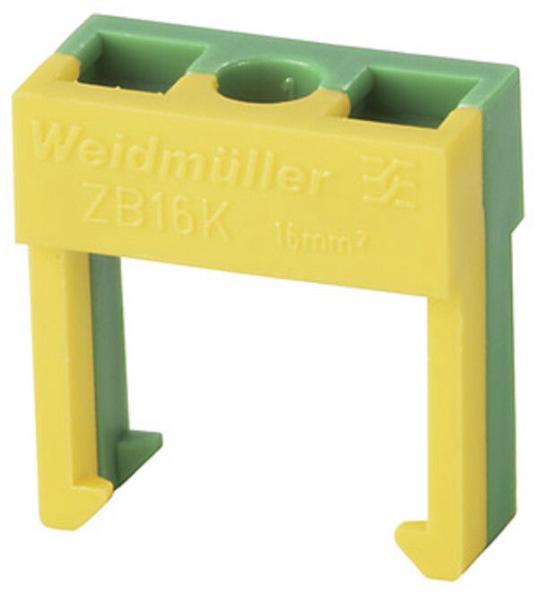 Morsetto per barra colletrice Weidmüller IK 16/ZB16 GG PA verde/giallo