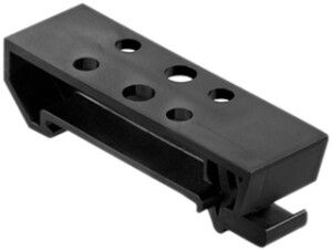 Piede di montaggio Weidmüller MOFU 35/LO/1 SW poliammide 66