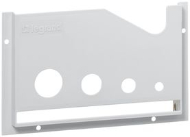 Dokumentenhalter Legrand 220×310×18mm Kunststoff grau 340mm