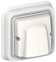 UP-Kabelausgang PLEXO 16A 250V weiss mit Zugentlastung