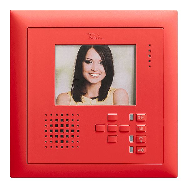 Poste mains-libres vidéo ENC EDIZIOdue FMI berry