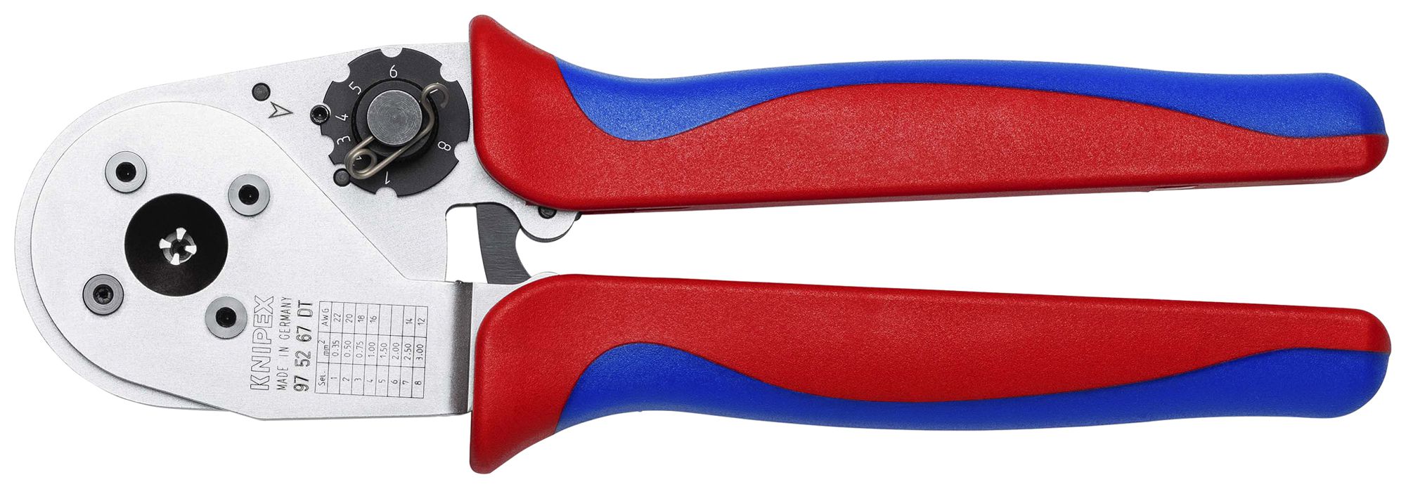 Pinza di serraggio KNIPEX per contatti DT 0.35…3mm²