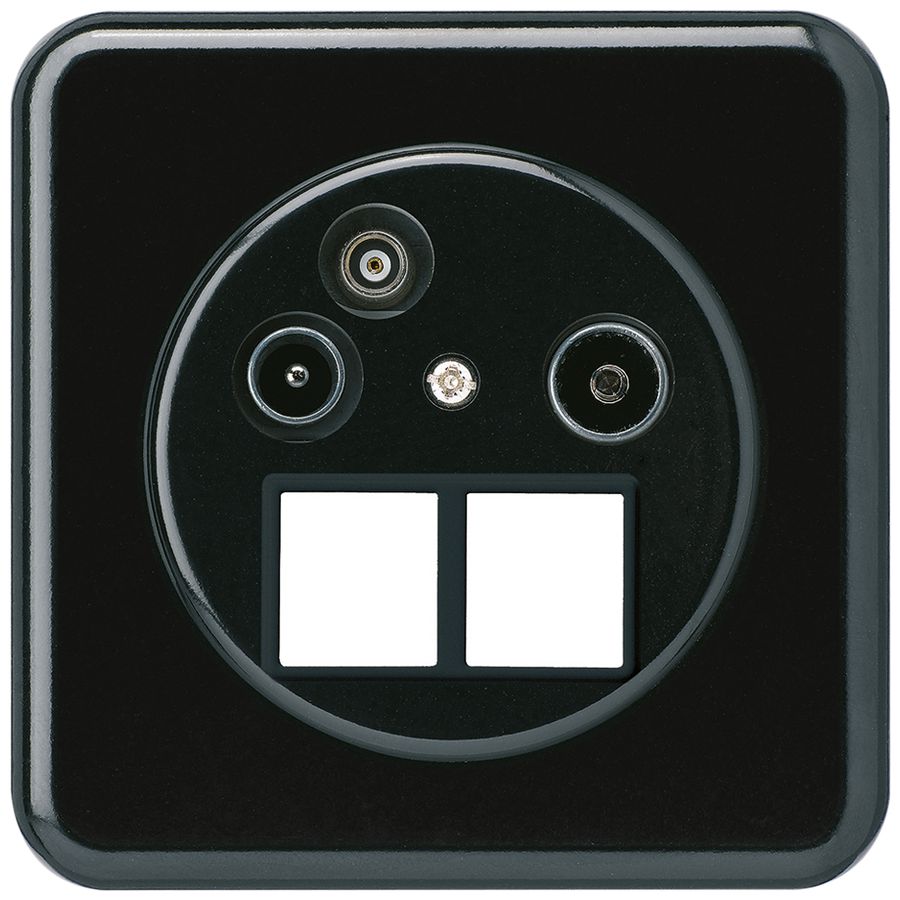 Presa d'antenna INC TV-R-Dati basico HMS C 2GHz 11db nero