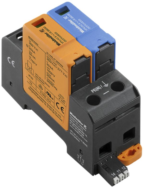 Überspannungsableiter Weidmüller VPU AC II 1+1 R 350/50