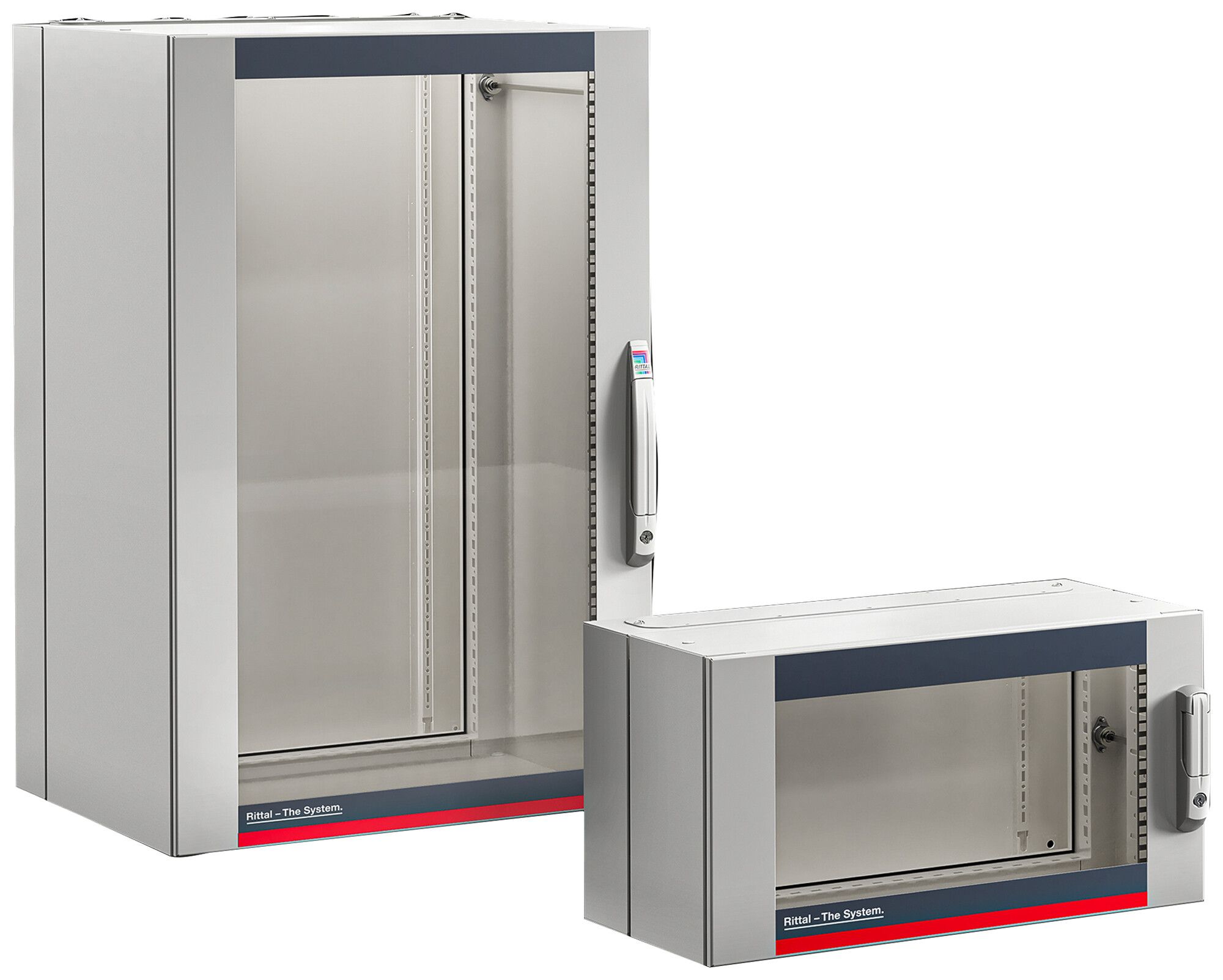 Wandgehäuse 19" Rittal AX 600×612×373mm 12HE Stahl grau IP54