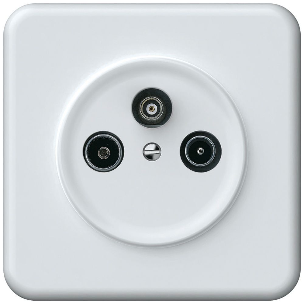 Prise antenne ENC TV-R-SAT origin prise de passage 5.5dB blanc