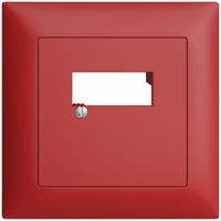 UP-Frontset EDIZIOdue berry 88×88mm 2×RJ45