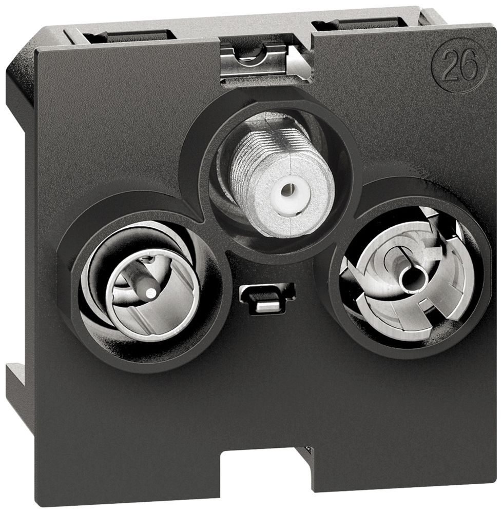 Antennendose Living Now TV-Radio-SAT 15dB, 860Mhz 2 Module