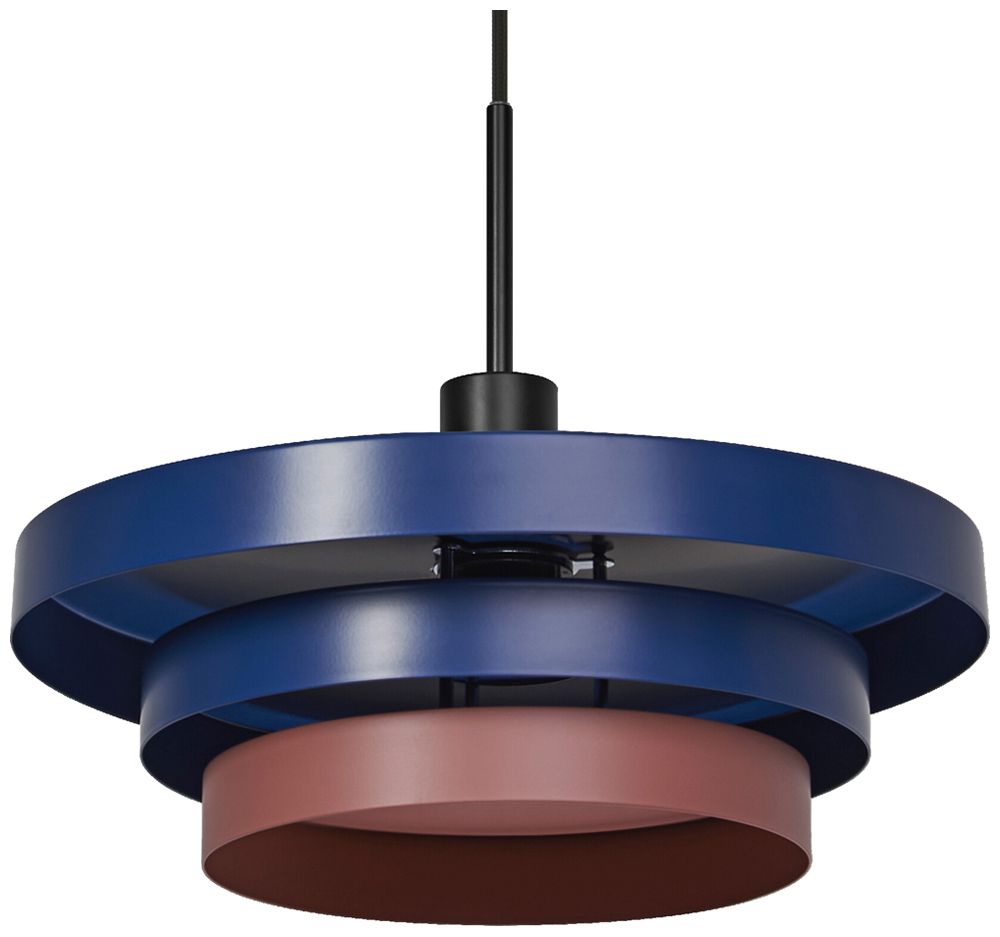 Lampada sospesa LEDVANCE Decor Layers E27 1×15W Ø400mm blu